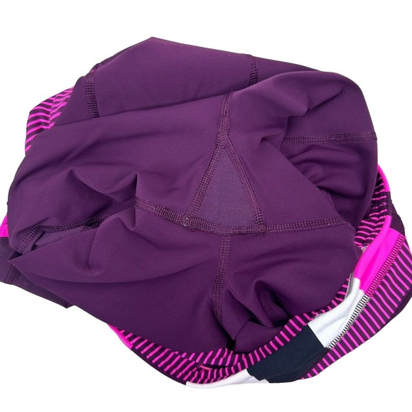 Lululemon Run Inspire Crop II Leggings Women’s Size 8 Purple Pink Colorblock - Picture 12 of 15